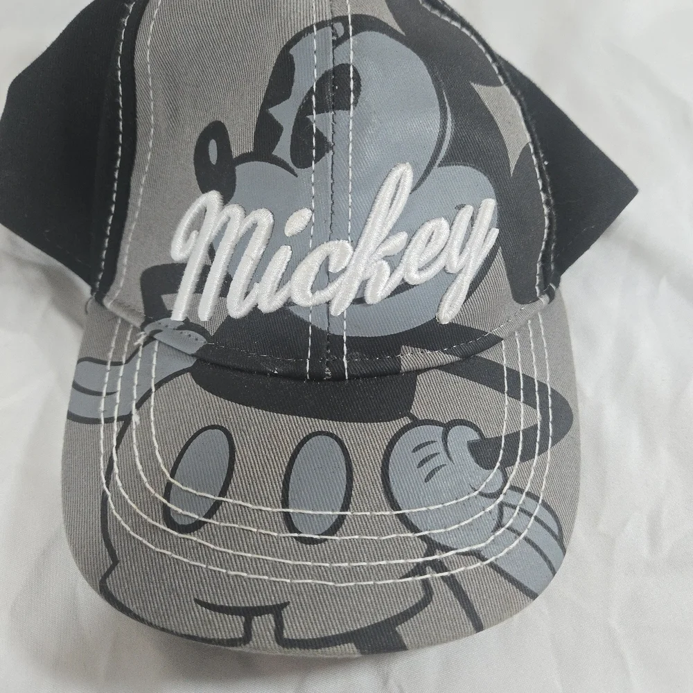Disney Mickey Mouse Kids Cap - Black and Gray